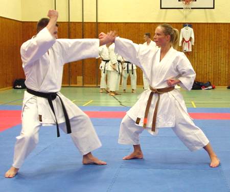 BUNKAI whrend der DAN-Prfung