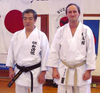 Shotokan-Legende Hirokazu Kanazawa, 10.Dan & Jrgen Mayer, 4.Dan