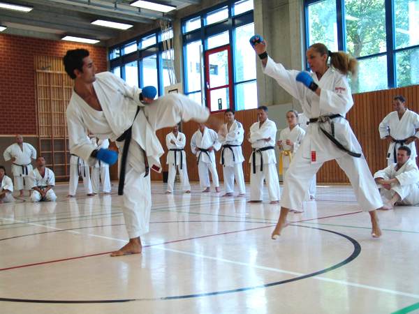 Nadine Ziemer und K�ksal Cakir im Randori