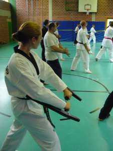 Siggi H., Schwarzgurt Taekwondo- Teilnehmerin der Weltmeisterschaften 2003