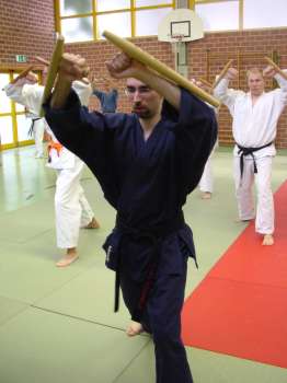 "Renshuho Shodan": Co-Trainer Rene Rner, 2.Dan Ju-Jutsu 