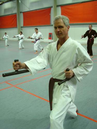 die Kata "Matsuhiga-No-Tonfa" wurde erlernt