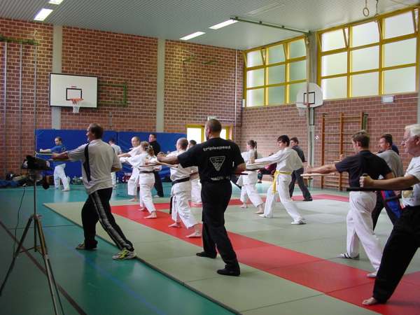 KATA-Training: "Matsuhiga-No-Tonfa", "Chatanyara-No-Tonfa", "Hama-Higa-No-Tonfa"
