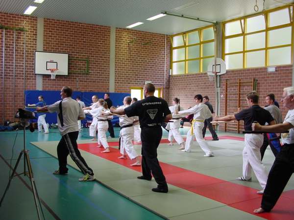 KATA-Training: "Matsuhiga-No-Tonfa", "Chatanyara-No-Tonfa", "Hama-Higa-No-Tonfa"