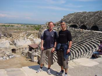 im Amphitheater von Side